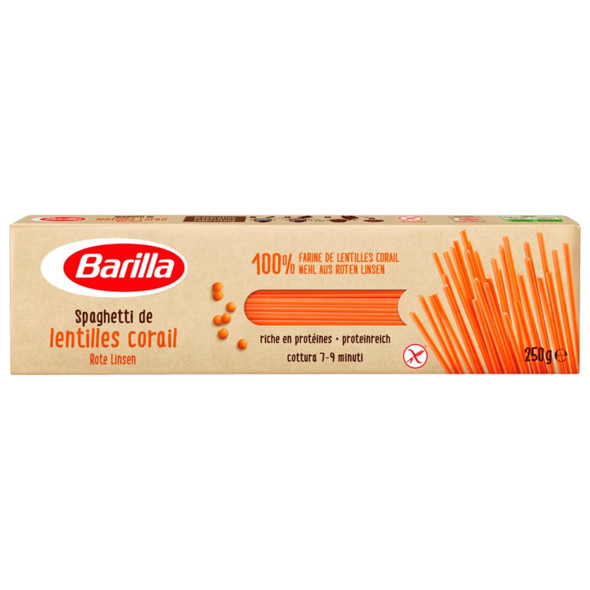 Barilla Spaghetti Rote Linsen 250g